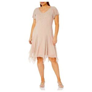 **J Kara** Women's Short Beaded Dress NWT 14